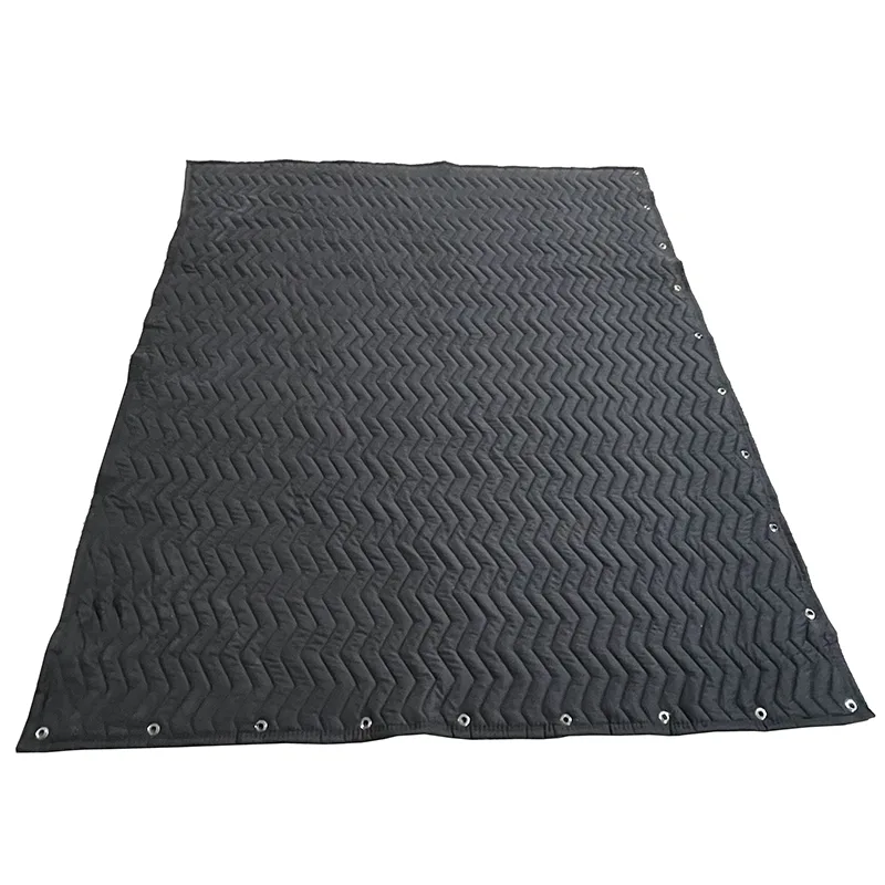 Manta de absorção sonora com ilhós